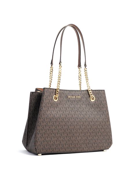 michael michael kors teagen long drop satchel|Michael Kors Teagen Signature Long Drop Satchel .